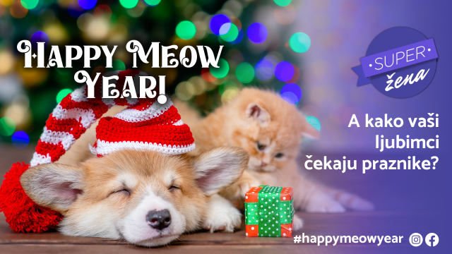 Praznična akcija Happy Meow Year na Superženi: Pošaljite nam sliku, najbolje nagrađujemo
