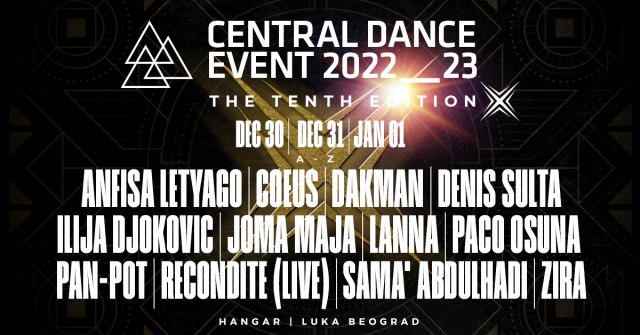 Sutra počinje Central Dance Event novogodišnji maraton elektronske muzike