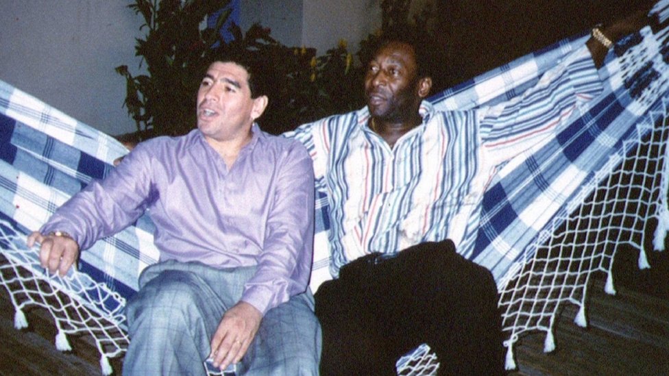 Pele i Maradona 1995./Reuters