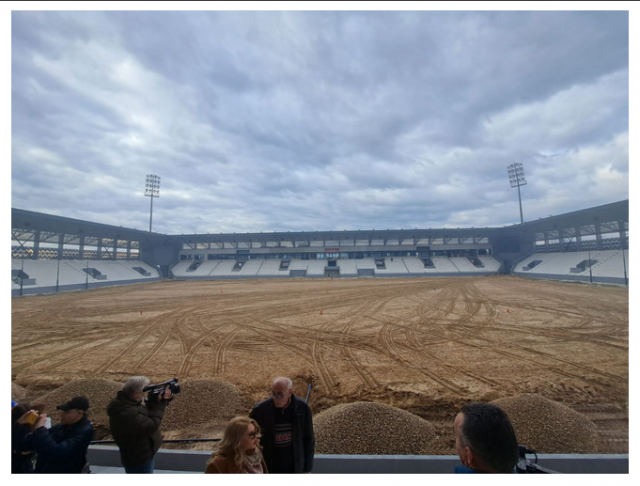 Najveæi projekat u Leskovcu: Poznato kada æe biti gotov stadion FOTO