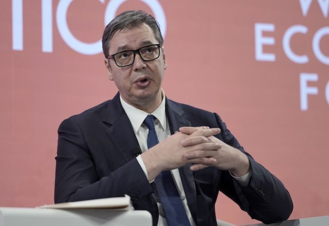 Vučić: Davos - a club of like-minded people; False accusations against Serbia