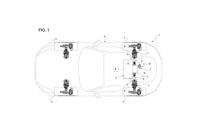 Foto: Ferrari patentni crtež