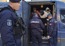 Akcija policije posle obraèuna grupa migranata u Horgošu/Fonet/Marko Dragoslaviæ