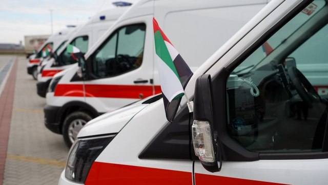 A donation from the United Arab Emirates: Ambulance vehicles delivered - Vimarsana News