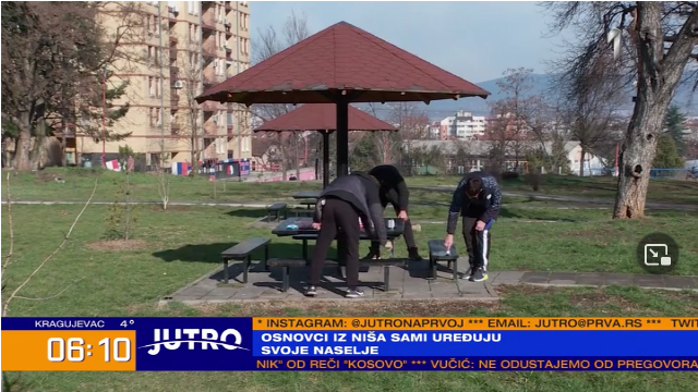 Osnovci iz Niša sami uređuju svoje naselje VIDEO