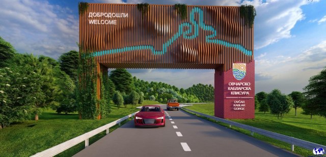 Ovako će izgledati ulazna kapija dobrodošlice u Ovčarsko-kablarsku klisuru FOTO