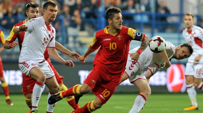 Il Montenegro ha annunciato la lista degli incontri con la Serbia