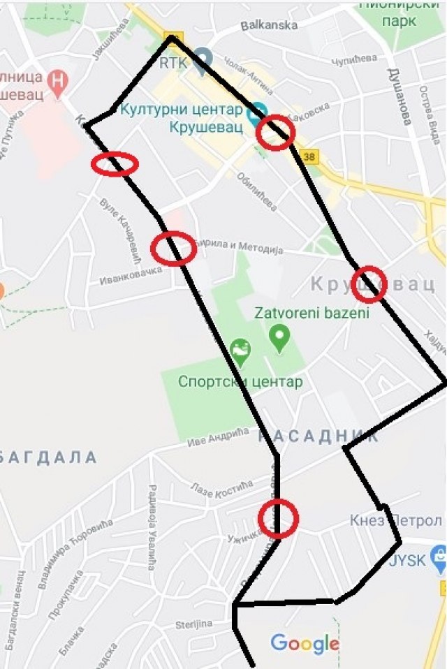 Osmi kruševaèki maraton – poznato koje ulice æe biti zatvorene FOTO