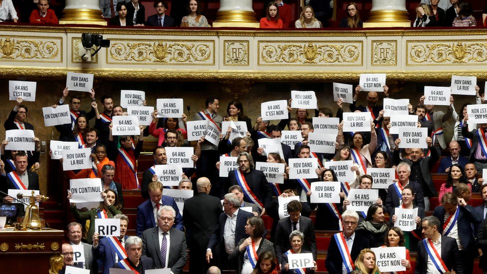 Protest opozicije u parlamentu Francuske/Reuters