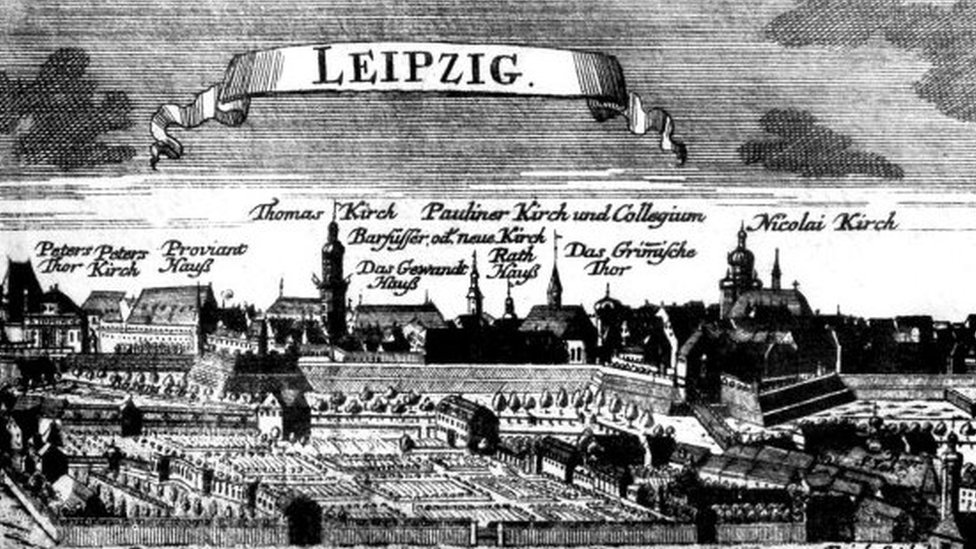 Razglednica iz Lajpciga - sredina 18. veka/Getty Images/Hulton Archieve