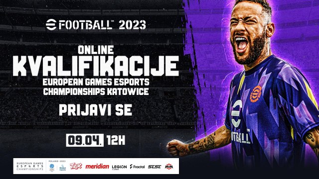Prijavite se za eFootball kvalifikacije za evropski GEF šampionat u Katovicama! Krećemo 9.4!