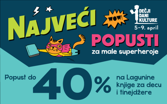 Dečji dani kulture od 5. do 9. aprila – Za male superheroje!