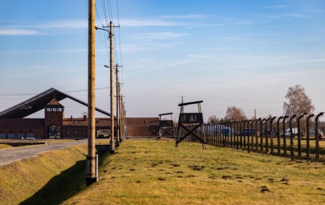 The photo of a tourist in Auschwitz went viral: 