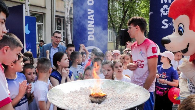 Plamen prijateljstva Sportskih igara mladih zapaljen u Zemunu