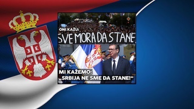 Vučić: It is not a counter rally and Serbia will not stop