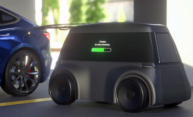 Roboti æe dolaziti do elektriènih automobila i puniti ih u garažama