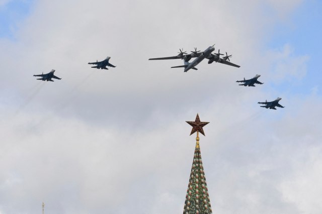Russian planes in the sky, great danger