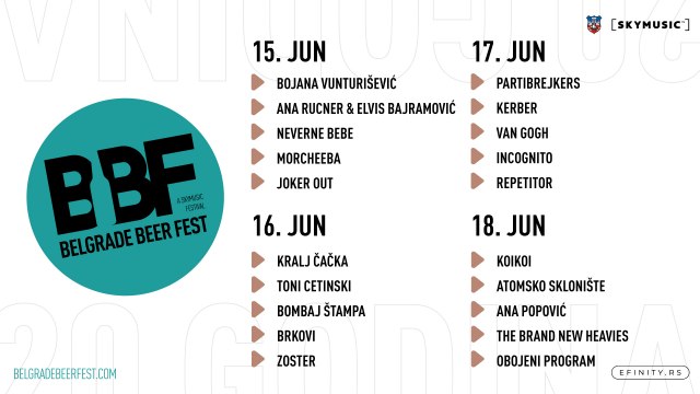 Objavljen program Belgrade Beer Festa – evo čiji nastupi nas očekuju tokom četiri festivalska dana