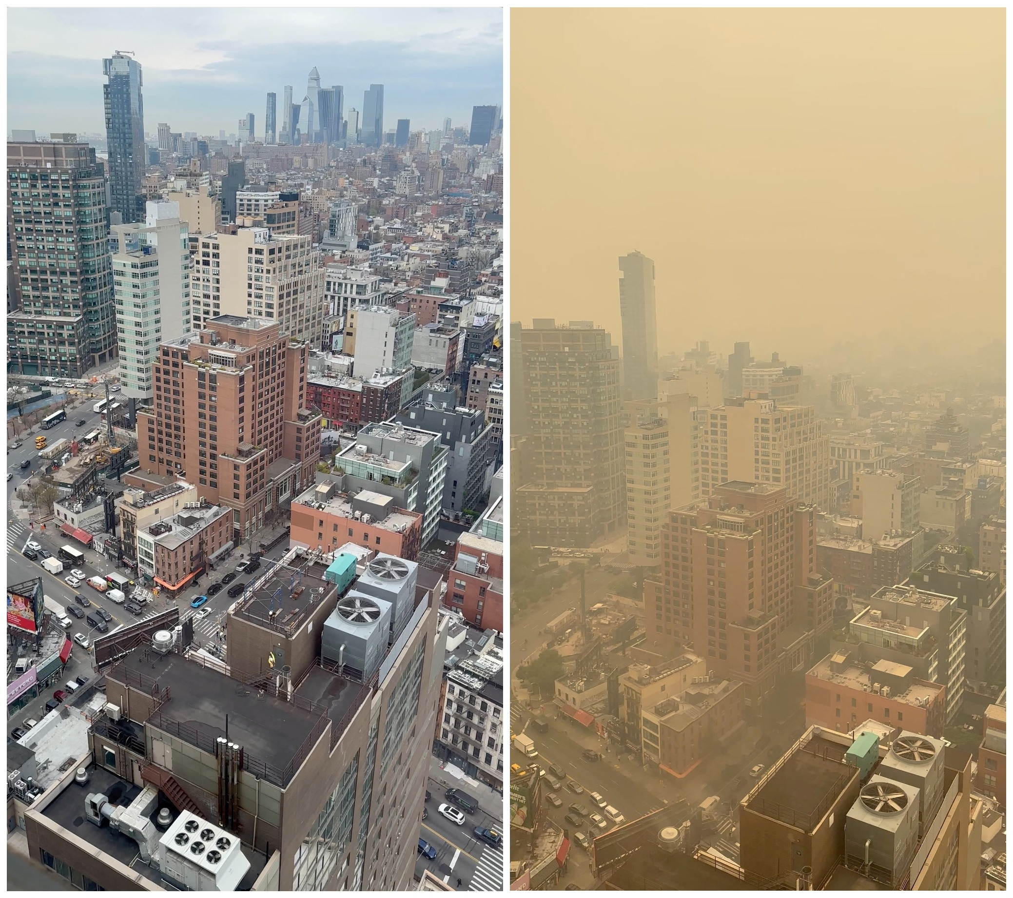 Njujork - bez dima i sa dimom/Reuters/TOM SALOOMEY
