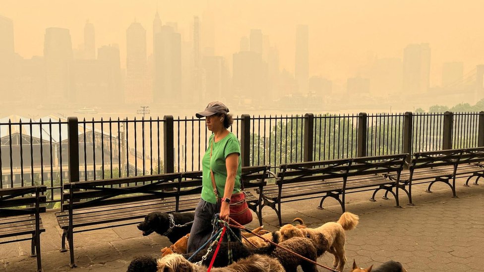 Oblakoderi u Njujorku se ne vide od dima/Reuters