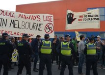 Protesti neonacista, ali i protivnika u Melburnu/Getty Images
