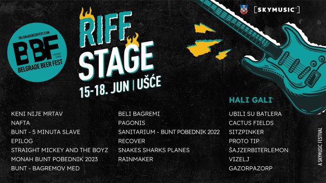 Belgrade Beer Fest: Riff stage donosi najbolje od domaće rok scene; otkriveno ko nastupa