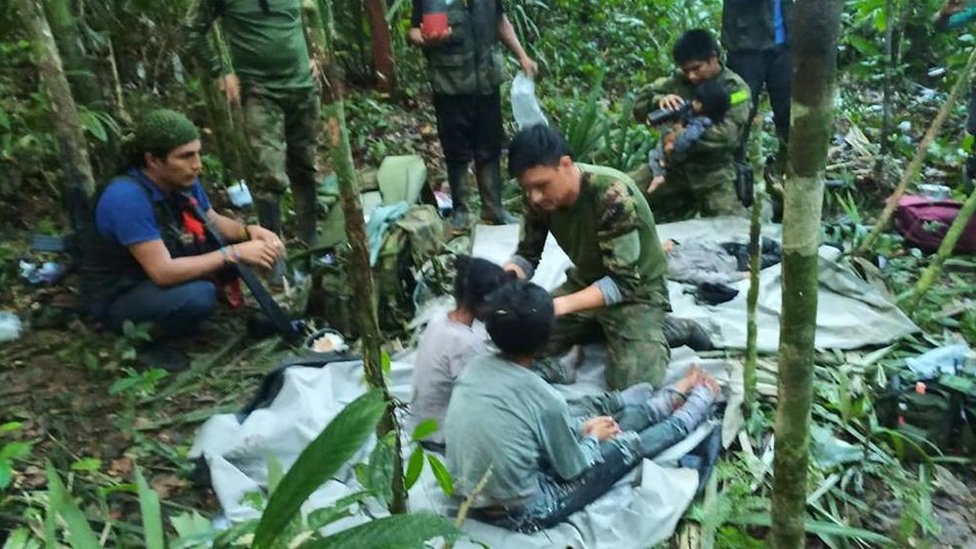 Deca su provela oko 40 dana u džungli u Kolumbiji pre nego što su ih spasioci pronašli/Reuters