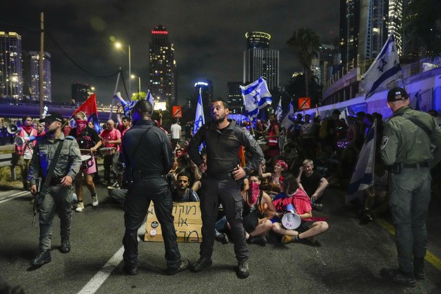 Najveći u prethodnih nekoliko nedelja: Nastavljeni protesti u Izraelu FOTO