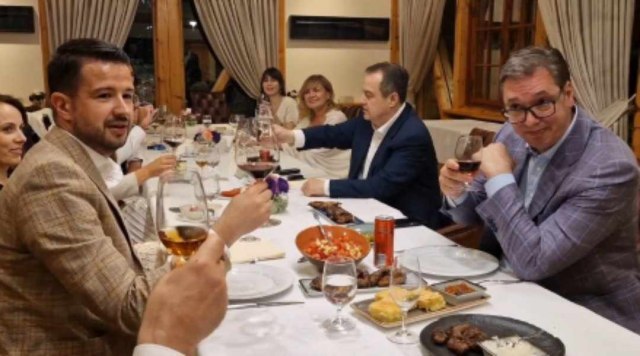 Vučić hosted Milatović at dinner: 