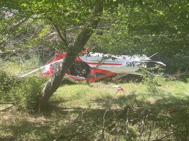 A plane crash in Montenegro