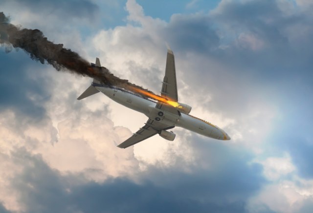 Pao avion u Crnoj Gori