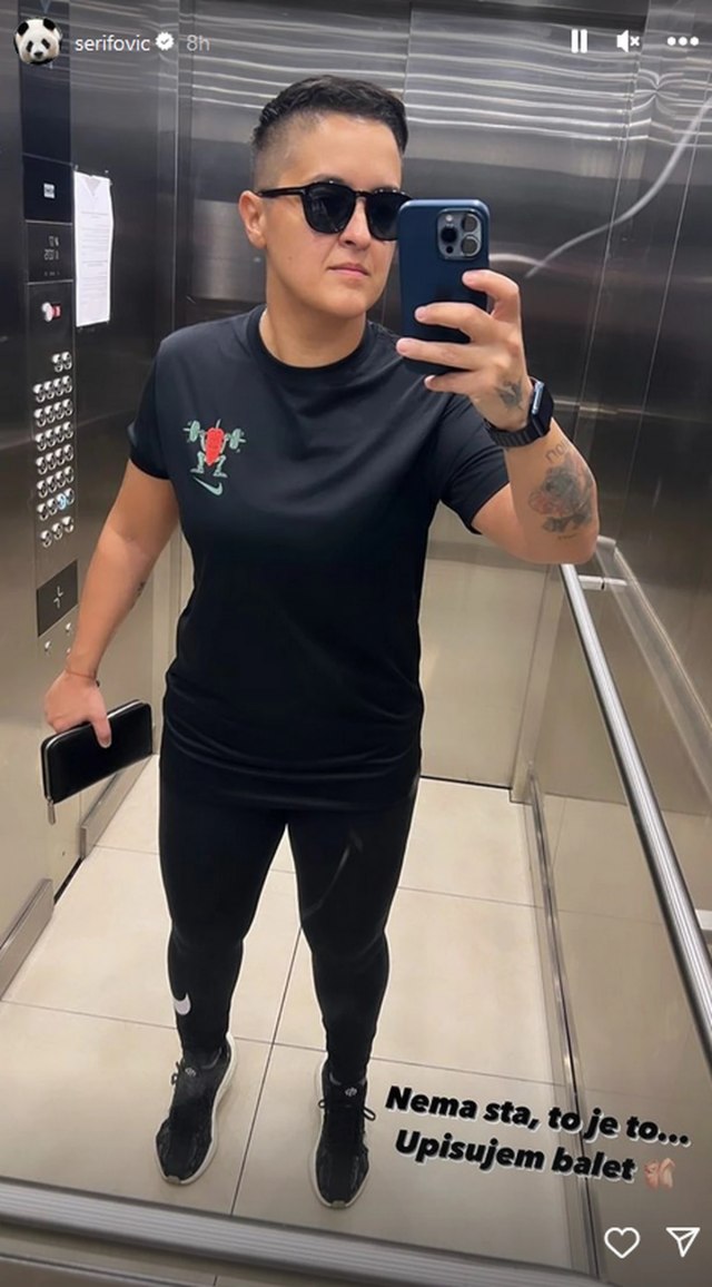 MARIJA ŠERIFOVIĆ u neočekivanom izdanju! Pevačica obukla HELANKE i MREŽE GORE, a ona poručuje: 