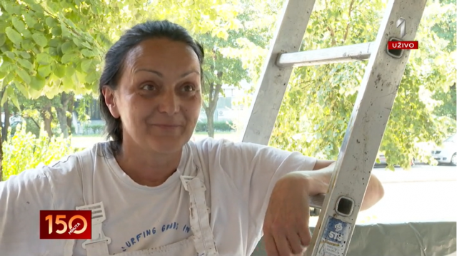 „Scenograf se prvo svađao sa mnom, a kada sam završila počeo je da peva“: Merima 30 godina radi kao MOLER, a mnogi je smatraju umetnicom (VIDEO)