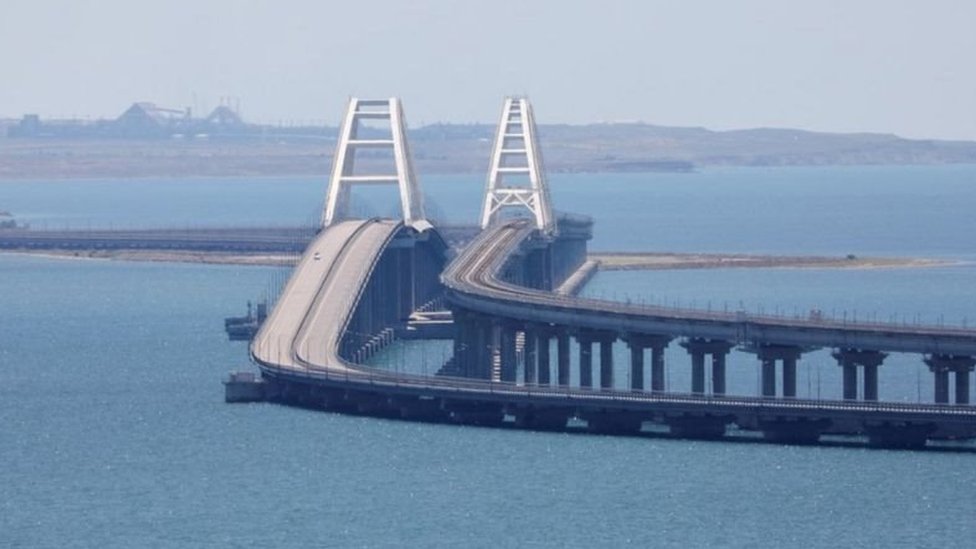 Pogled na Krimski most/REUTERS/ALEXEY PAVLISHAK