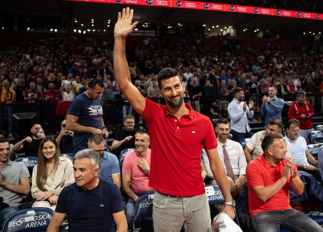 Ðokoviæ u Areni – posle fudbalera gleda i košarkaše Zvezde