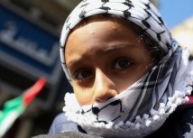 Devojèica iz Jordana na skupu podrške Palestincima/ALAA AL SUKHNI\REUTERS