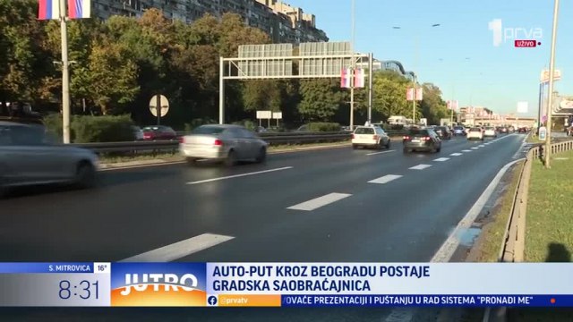 Zvanièno: Ukinut auto-put kroz Beograd VIDEO