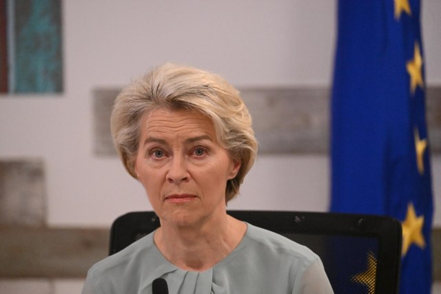 Unpleasant welcome to Ursula von der Leyen PHOTO