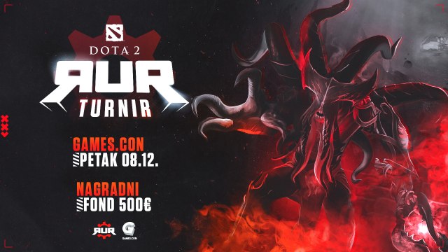 Prijavite se za RUR Dota 2 turnir na Games.con 2023 – Nagradni fond 500€!