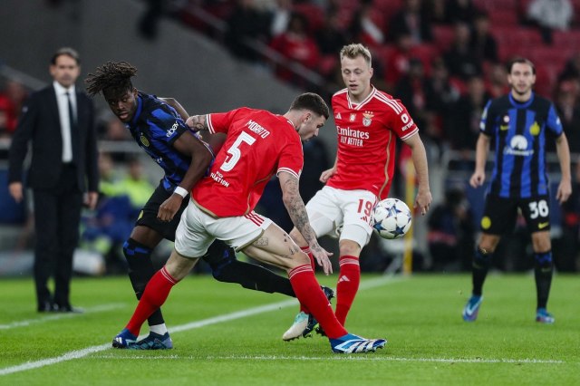 Benfika krenula silno, ali se Inter vratio – poslednje kolo odluèuje sve u grupi D