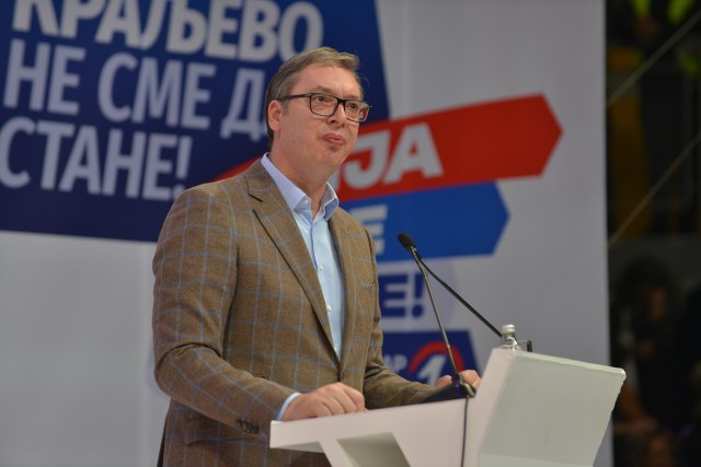 Skup liste "Aleksandar Vuèiæ - Srbija ne sme da stane" u 17 sati u Beogradu