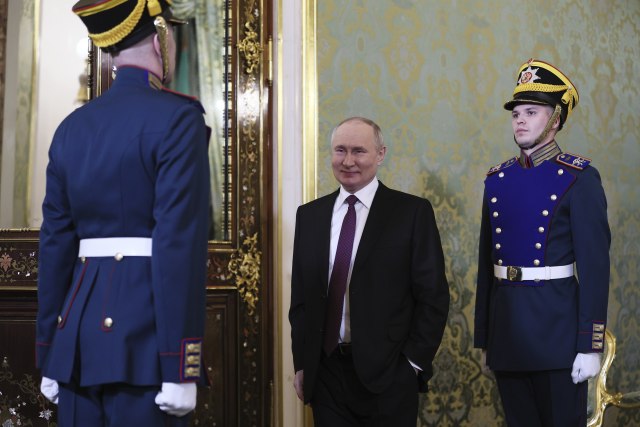 Tanjug/Sergei Bobylev, Sputnik, Kremlin Pool Photo via AP