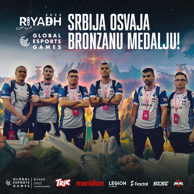Srbija osvaja bronzanu medalju na Global Esports Games šampionatu u Rijadu!