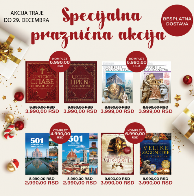 Kapitalna izdanja Vulkan izdavaštva na specijalnoj prazničnoj akciji