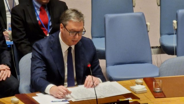 Vučić na sednici SB UN: Sistematski napadi na Srbe, ukidanje dinara lišava stanovništvo prava na život