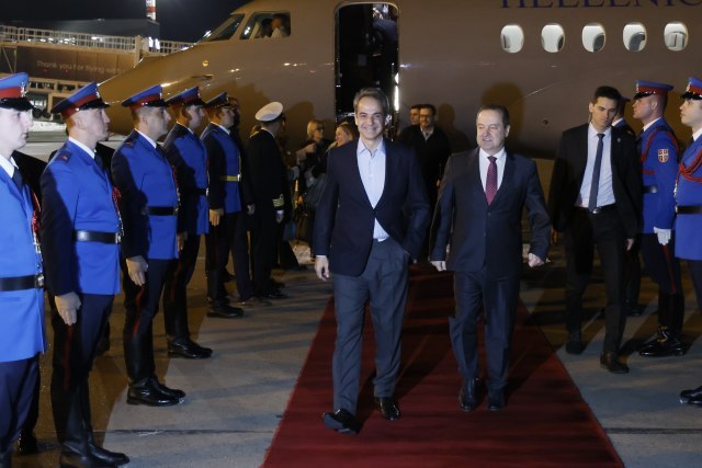 Vucic today with Mitsotakis