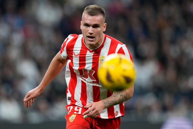 Milovanović umalo doneo prvu pobedu Almeriji u sezoni – isprečila se stativa