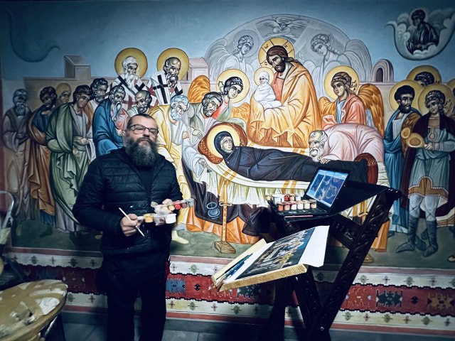 Biser "Malog Jerusalima": Freskoslikar oslikao Zimsku crkvu