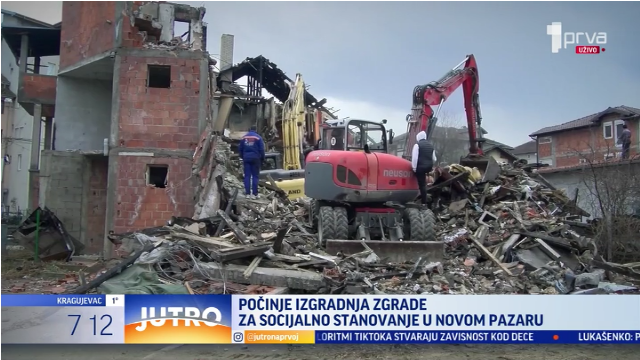 Poèela izgradnja: 12 porodica u Novom Pazaru ponovo æe imati svoj krov nad glavom VIDEO