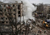 Pogoðena zgrada u Harkovu/REUTERS/Sofiia Gatilova/File Photo